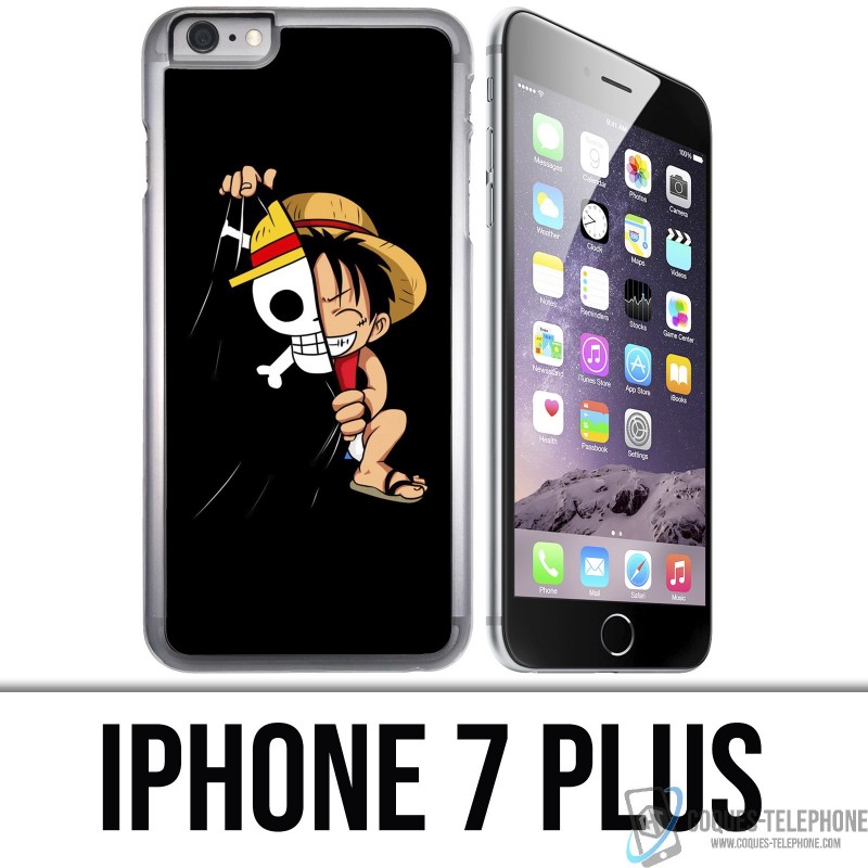 Funda iPhone 7 PLUS - Bandera de Luffy de una pieza para el bebé