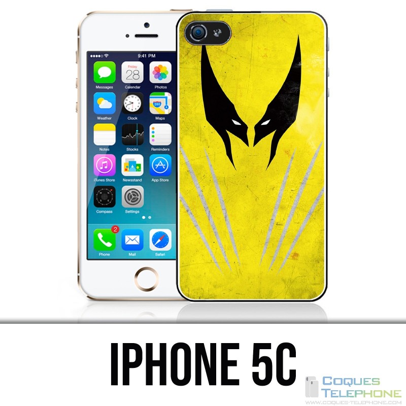 Coque iPhone 5C - Xmen Wolverine Art Design