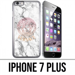 iPhone 7 PLUS Case - Versace Marmor weiß