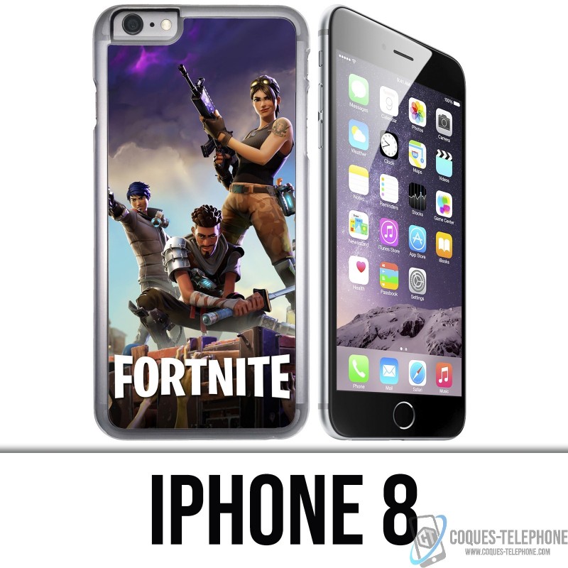 Funda de iPhone 8 - Cartel de Fortnite