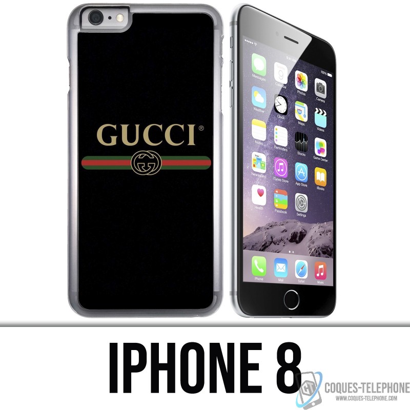 iPhone 8 Tasche - Gucci-Logo-Gürtel