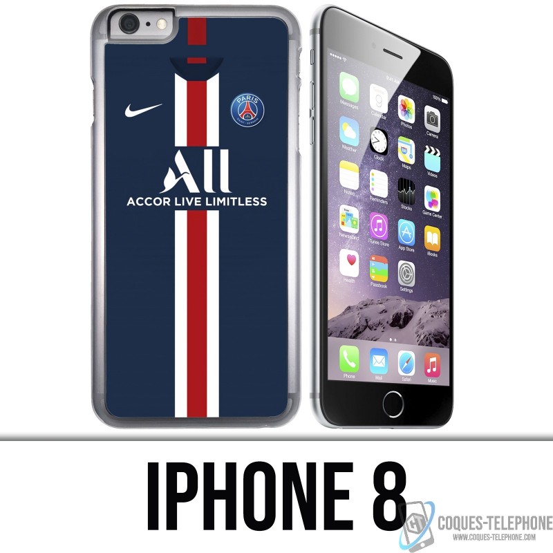 Custodia per iPhone 8 - Maglia PSG Football 2020