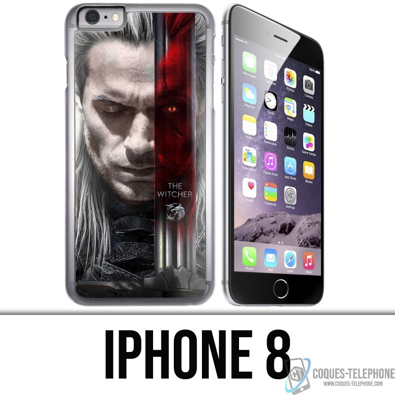 Coque iPhone 8 - Witcher lame épée