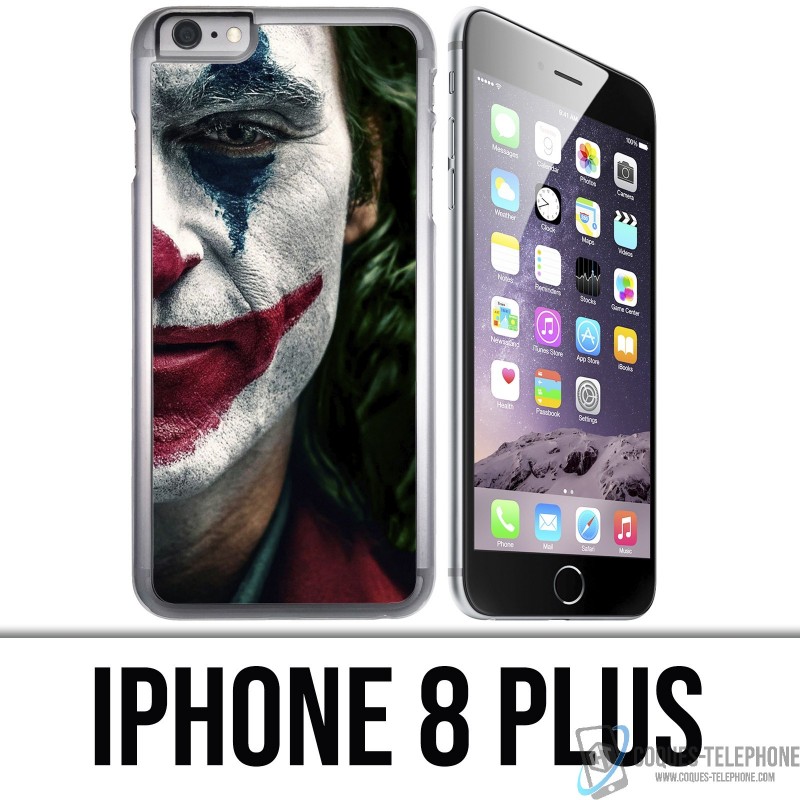 Funda iPhone 8 PLUS - Película de la cara del Guasón