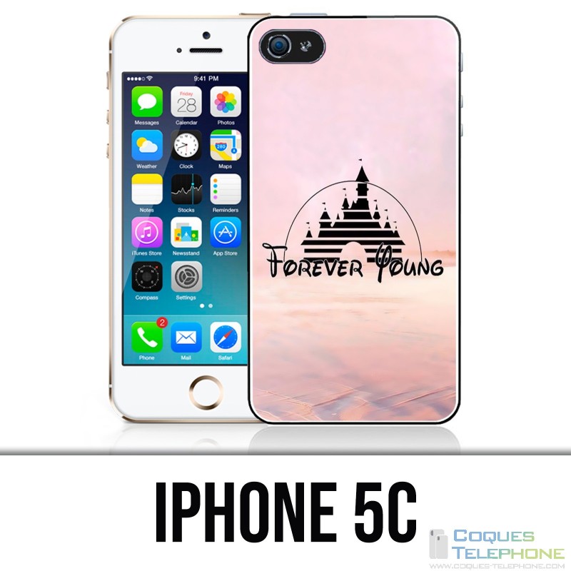 Coque iPhone 5C - Disney Forver Young Illustration