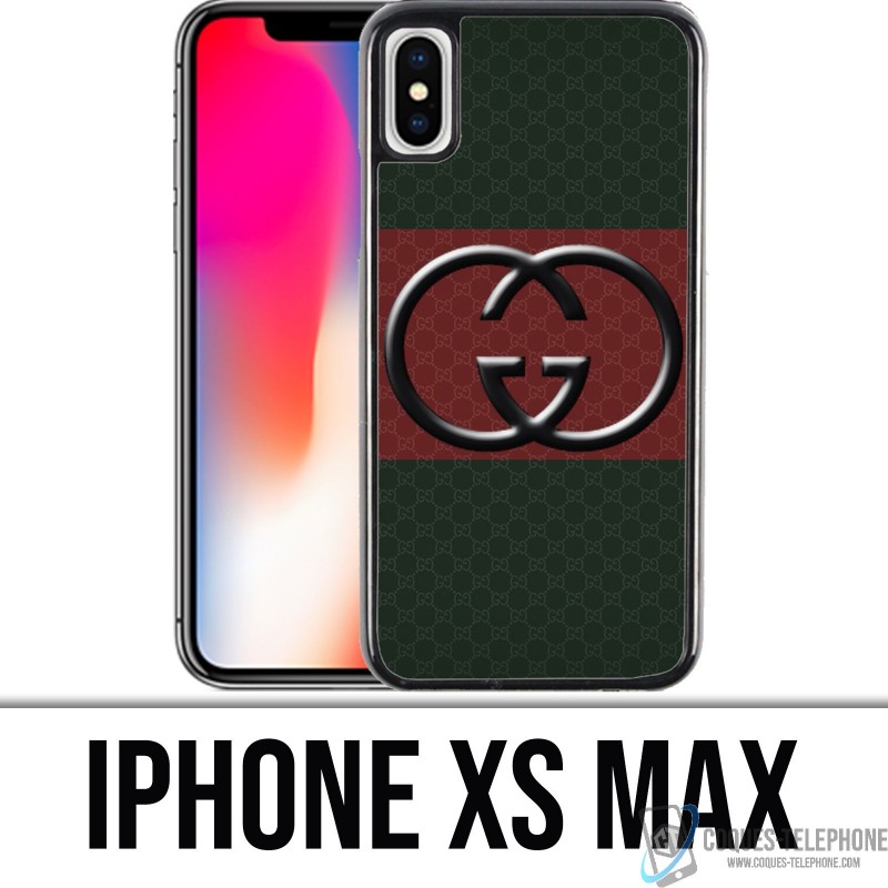 katolsk Selv tak sikkerhedsstillelse Case for iPhone XS MAX : Gucci Logo