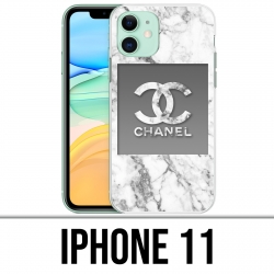 iPhone 11 Case - Chanel Marble White
