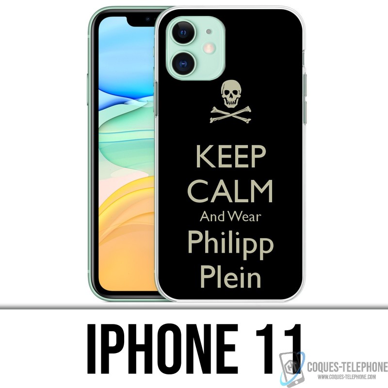 iPhone 11 Custodia - Mantenere la calma Philipp Plein
