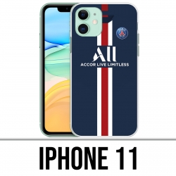 Custodia per iPhone 11 - Maglia PSG Football 2020