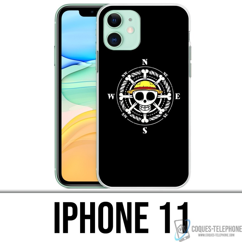 iPhone 11 Case - einteiliges Kompass-Logo