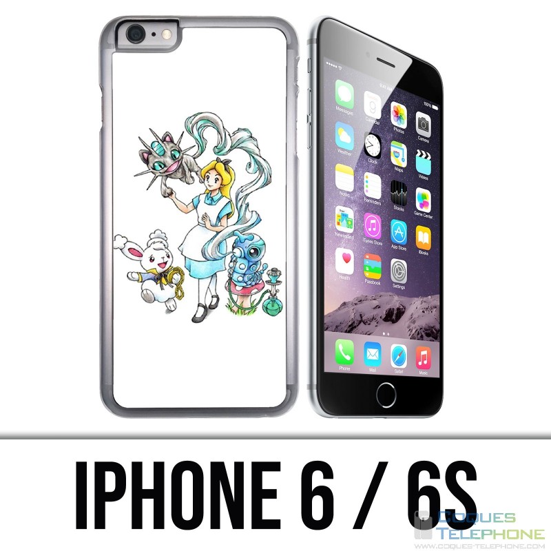 Coque iPhone 6 / 6S - Alice Au Pays Des Merveilles Pokémon