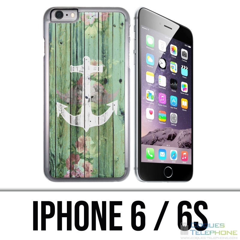 IPhone 6 / 6S case - Wooden Marine Anchor