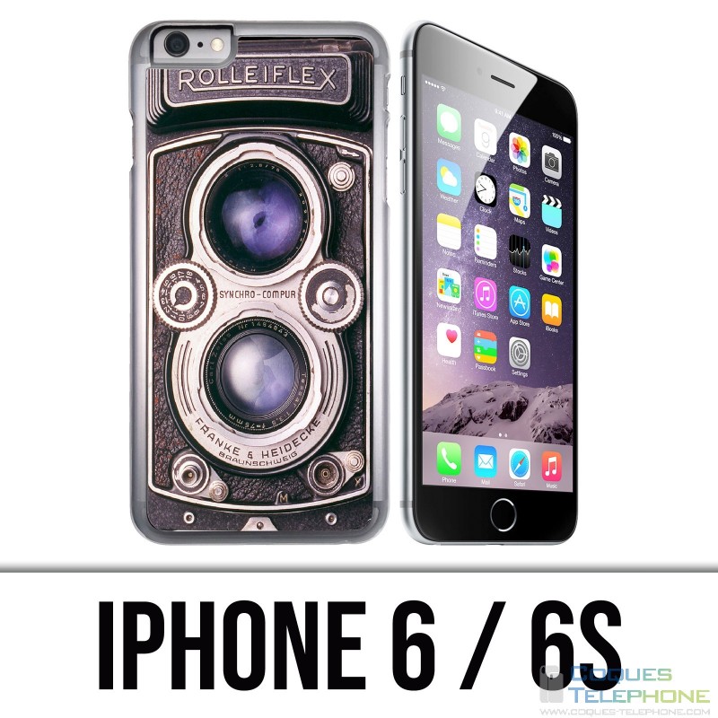 Coque iPhone 6 / 6S - Appareil Photo Vintage Noir