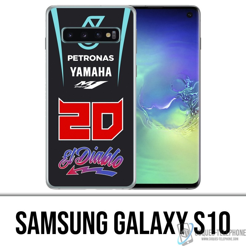 Coque Samsung Galaxy S10 - Quartararo El Diablo MotoGP M1