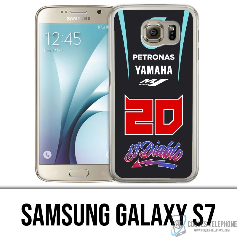 Custodia Samsung Galaxy S7 - Quartararo El Diablo MotoGP M1