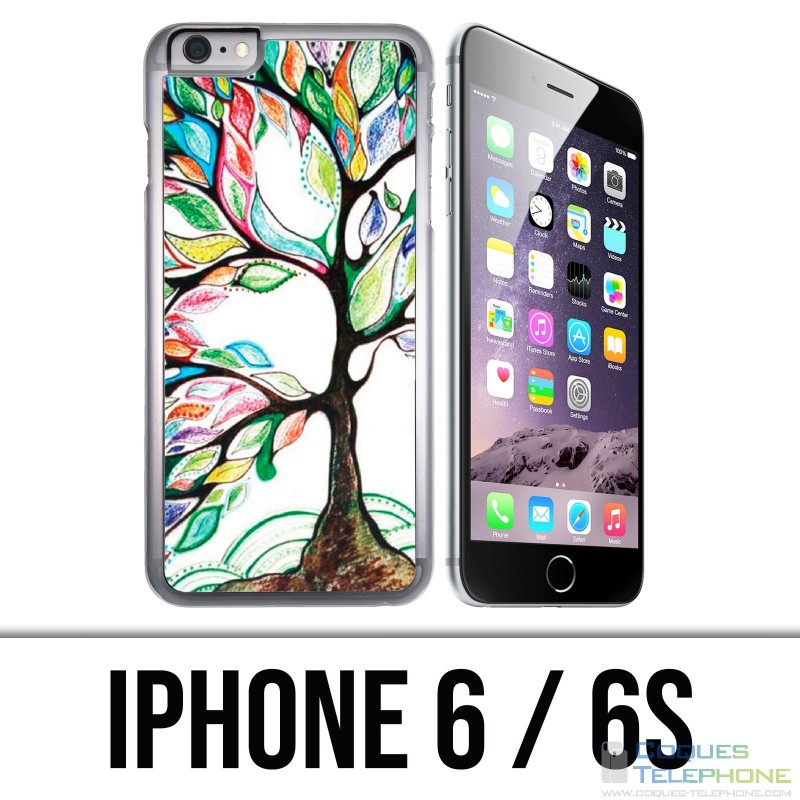 Custodia per iPhone 6 / 6S - Albero multicolore