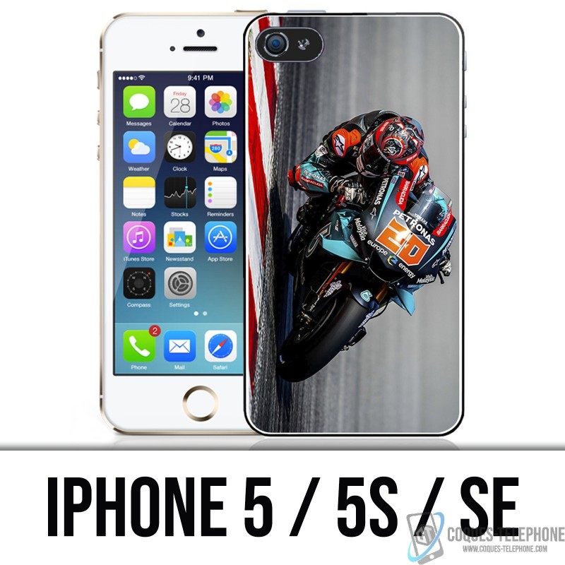 Coque iPhone SE / 5S / 5 - Quartararo MotoGP Pilote