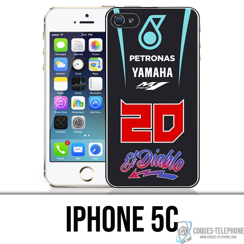 Coque iPhone 5C - Quartararo El Diablo MotoGP M1