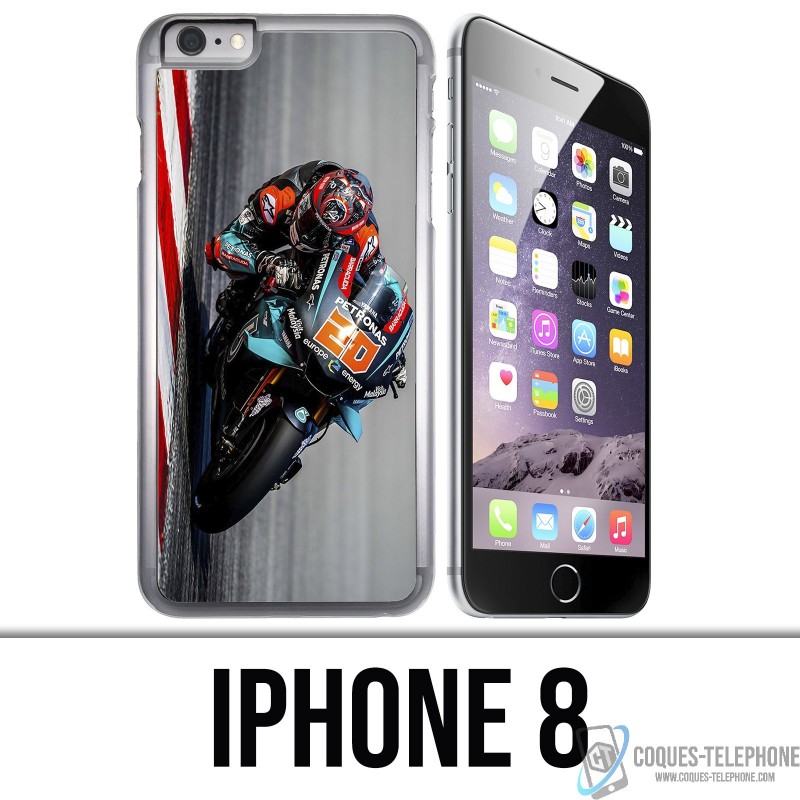 Coque iPhone 8 - Quartararo MotoGP Pilote