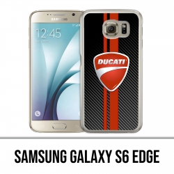 Samsung Galaxy S6 Edge Hülle - Ducati Carbon