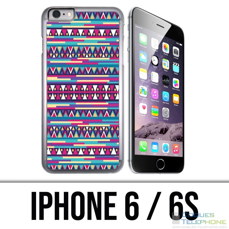 Coque iPhone 6 / 6S - Azteque Rose