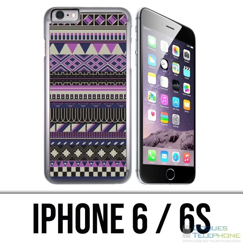 Coque iPhone 6 / 6S - Azteque Violet