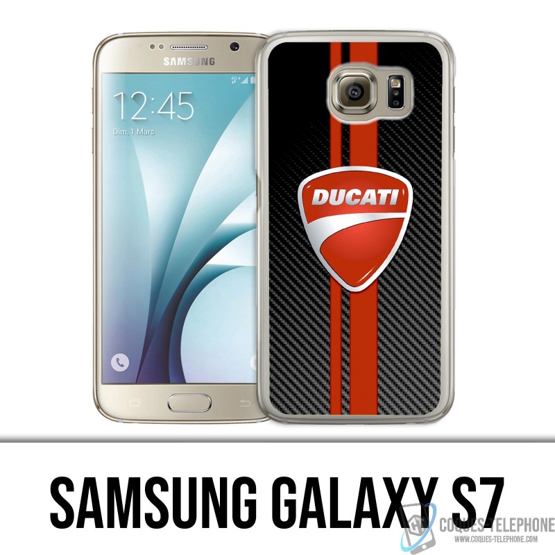 Custodia Samsung Galaxy S7 - Ducati Carbon