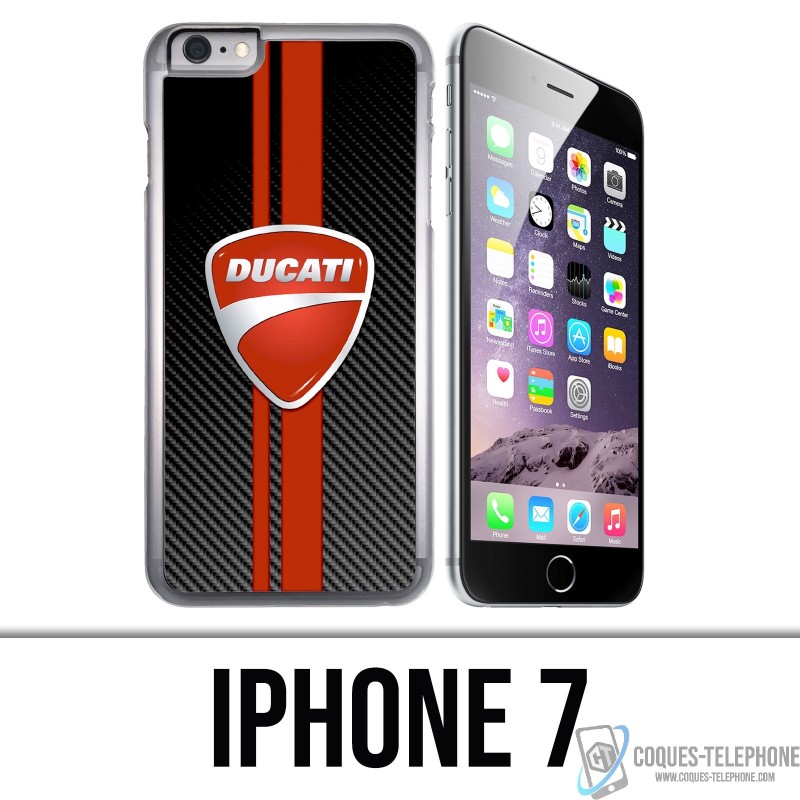 Coque iPhone 7 - Ducati Carbon