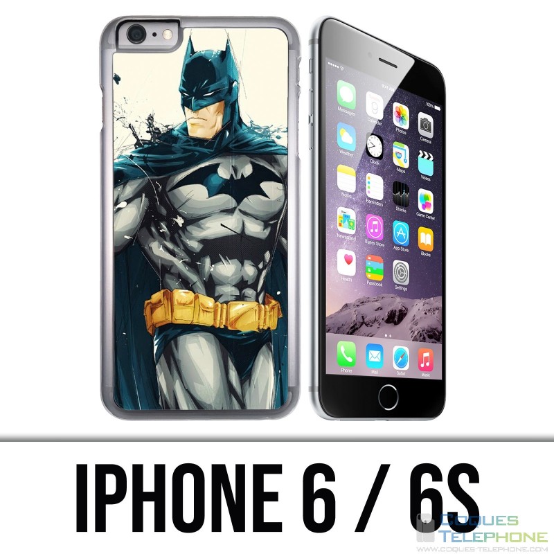 Funda para iPhone 6 / 6S - Batman Paint Art