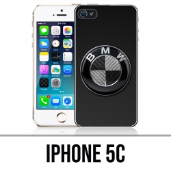 Custodia per iPhone 5C - Logo Bmw Carbon