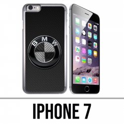 Custodia per iPhone 7 - Logo Bmw Carbon