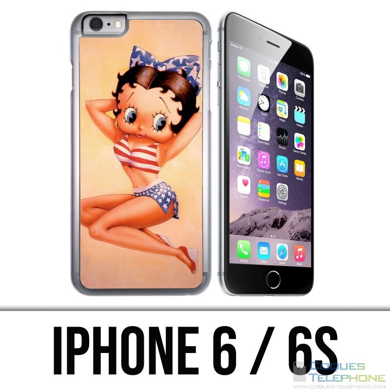 Coque iPhone 6 / 6S - Betty Boop Vintage