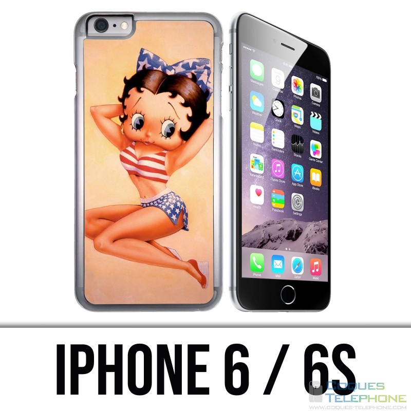 Custodia per iPhone 6 / 6S - Vintage Betty Boop