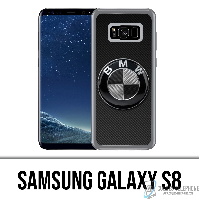 Carcasa Samsung Galaxy S8 - Logotipo Bmw Carbon