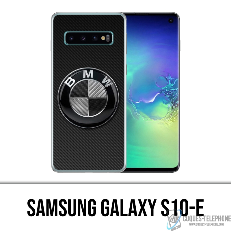 Carcasa Samsung Galaxy S10e - Logotipo Bmw Carbon