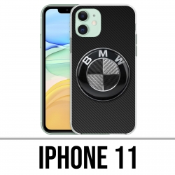 Custodia per iPhone 11 - Logo Bmw Carbon