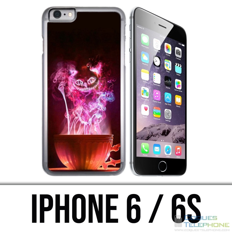 Custodia per iPhone 6 / 6S - Tazza per gatti Alice nel paese delle meraviglie