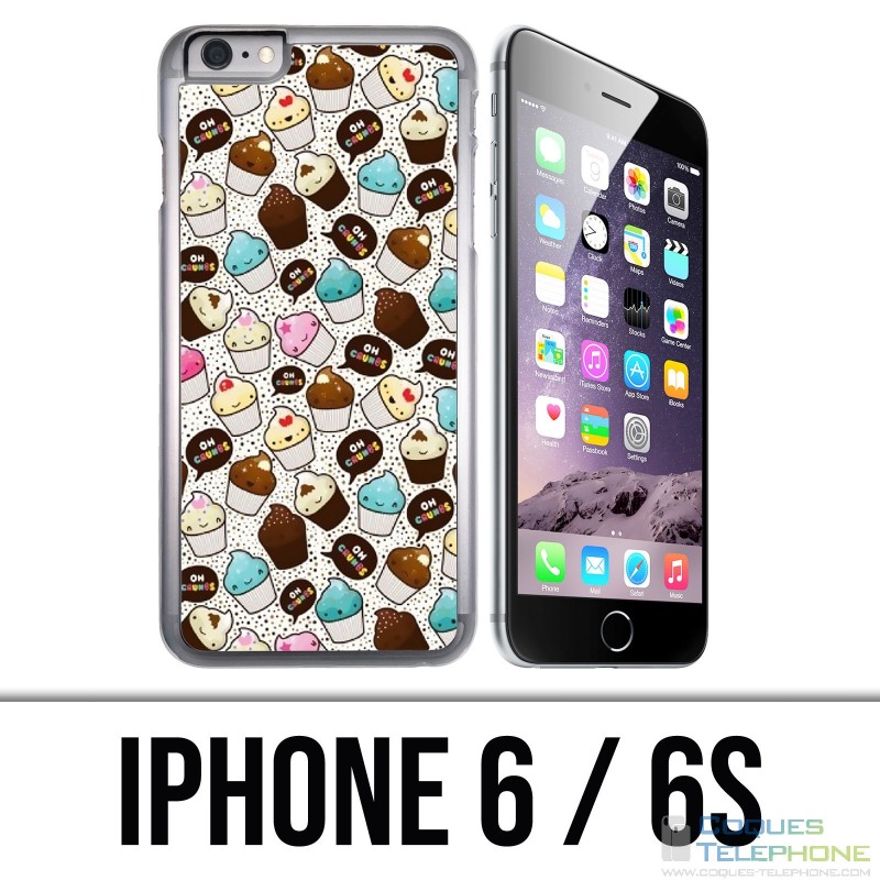 Funda para iPhone 6 / 6S - Kawaii Cupcake