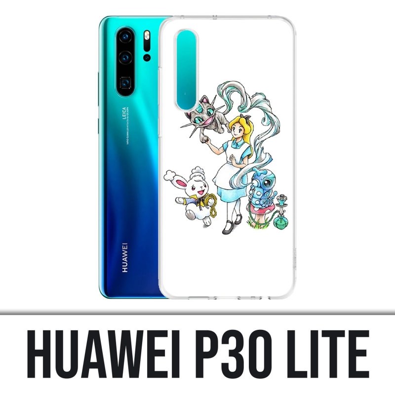 Coque Huawei P30 Lite - Alice Au Pays Des Merveilles Pokémon