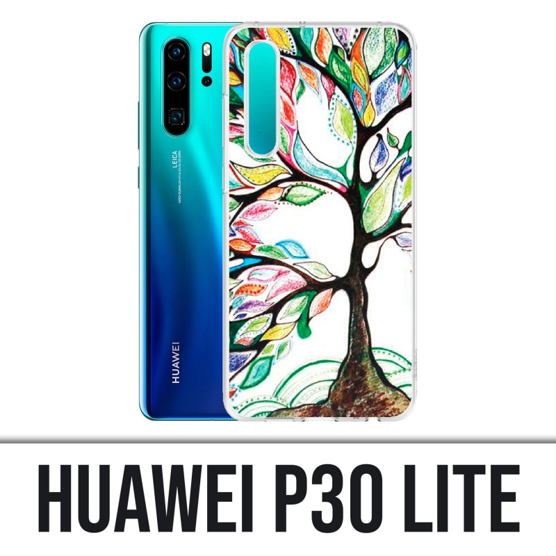 Coque Huawei P30 Lite - Arbre Multicolore