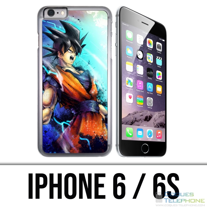 Coque iPhone 6 / 6S - Dragon Ball Goku Couleur