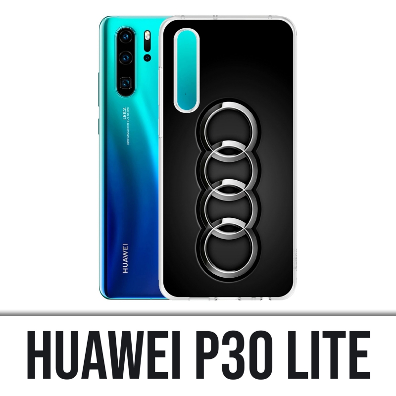 Coque Huawei P30 Lite - Audi Logo Métal