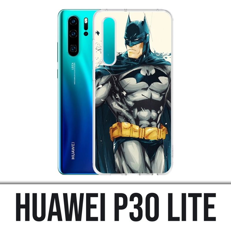 Funda Huawei P30 Lite - Batman Paint Art