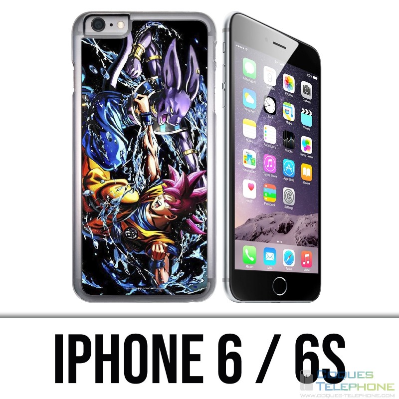 Coque iPhone 6 / 6S - Dragon Ball Goku Vs Beerus