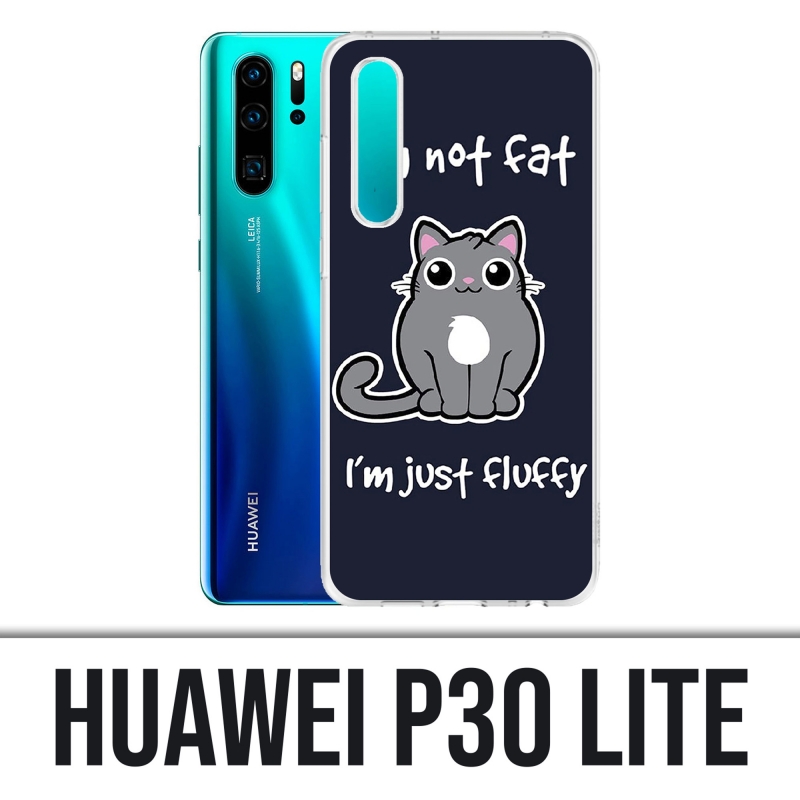 Funda Huawei P30 Lite - Chat no gordo solo esponjoso