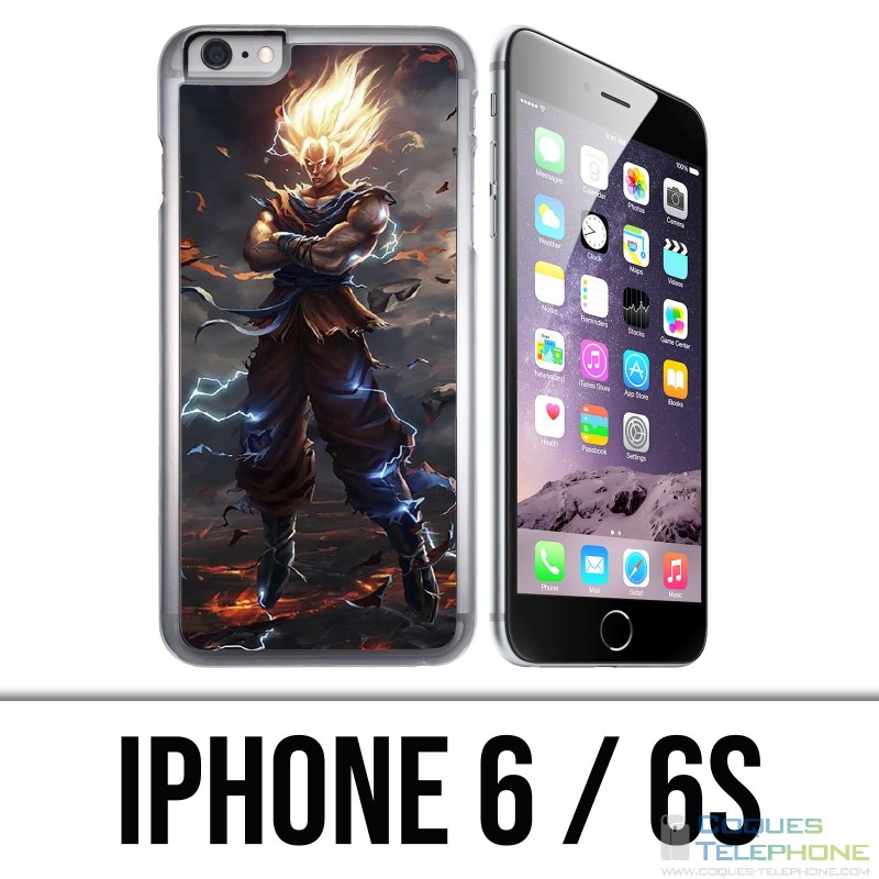 Custodia per iPhone 6 / 6S - Dragon Ball Super Saiyan