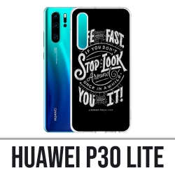 Custodia Huawei P30 Lite - Citation Life Fast Stop Guardati intorno