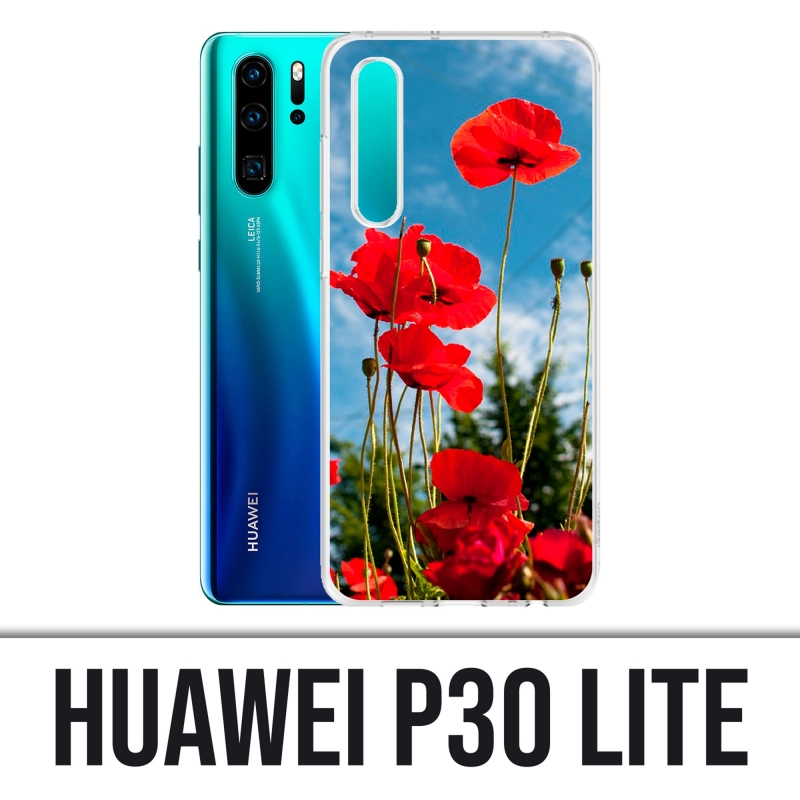 Huawei P30 Lite Hülle - Mohn 1