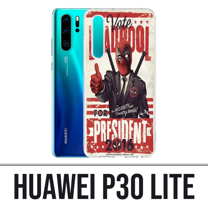 Coque Huawei P30 Lite - Deadpool Président