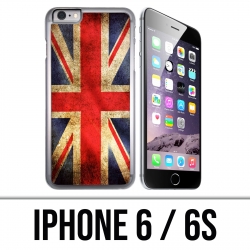 Coque iPhone 6 / 6S - Drapeau Uk Vintage